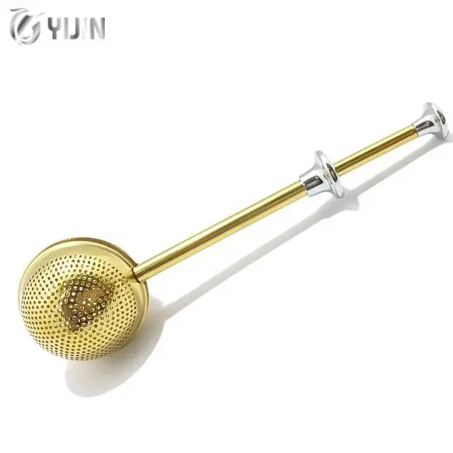 Premium Metal Tea Infuser Strainer with Handle