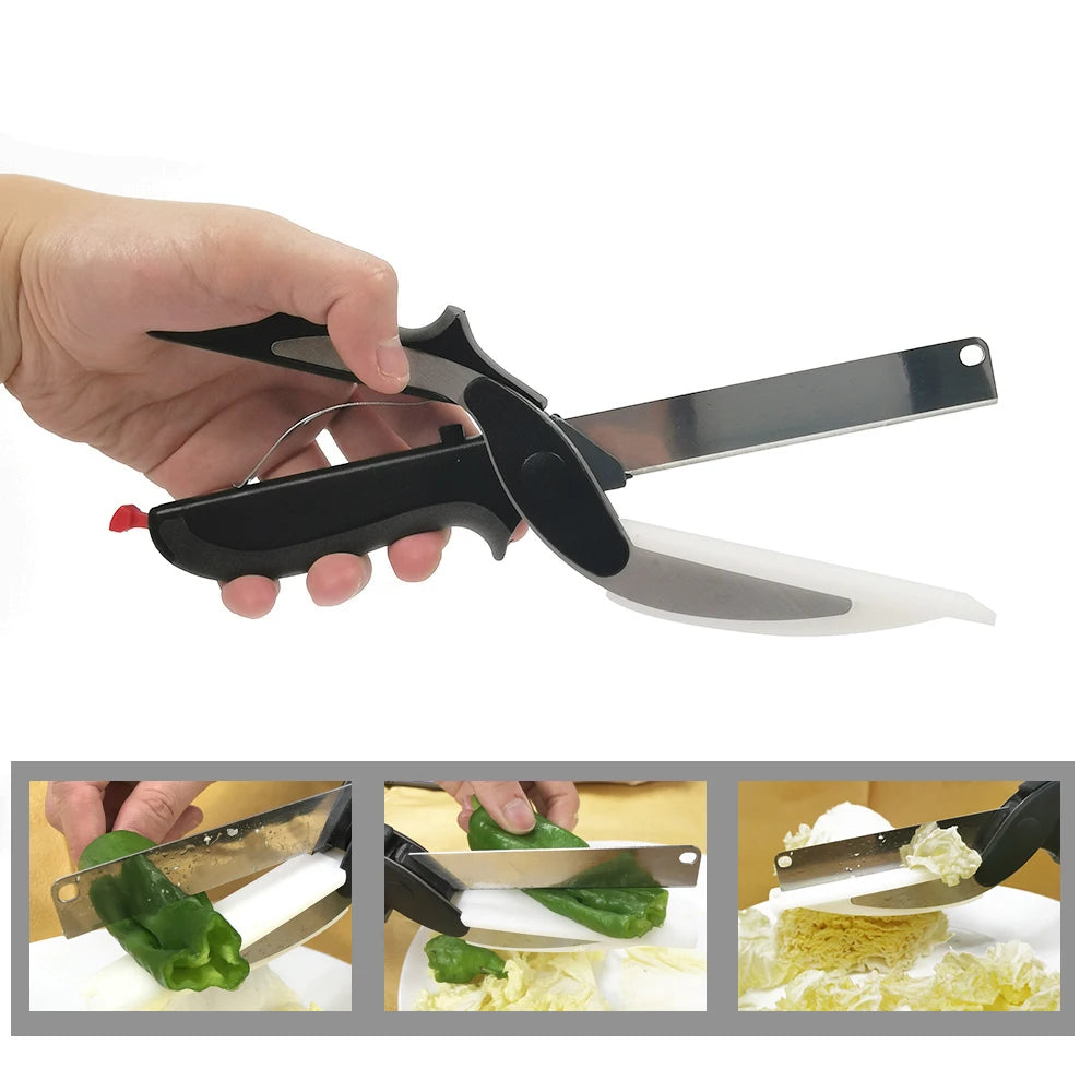 Luxury 2-in-1 Smart Cutter & Chopper Scissors