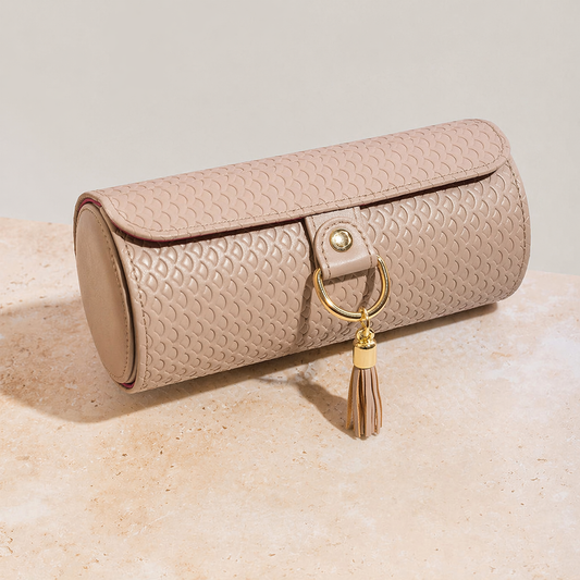 Luxury Leather Travel Jewelry Organizer Box