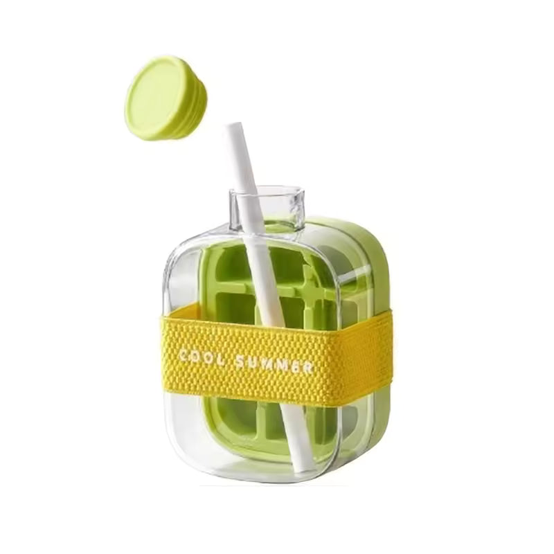 Portable 12-Grids Press-to-Release Ice Tray