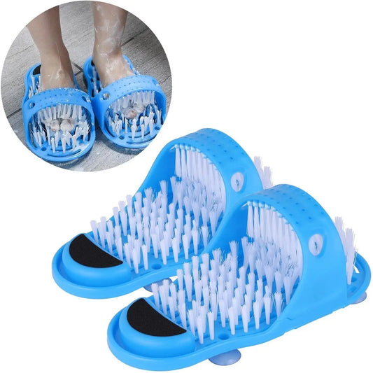 Exfoliating Foot Scrubber & Massager with Pumice Stone