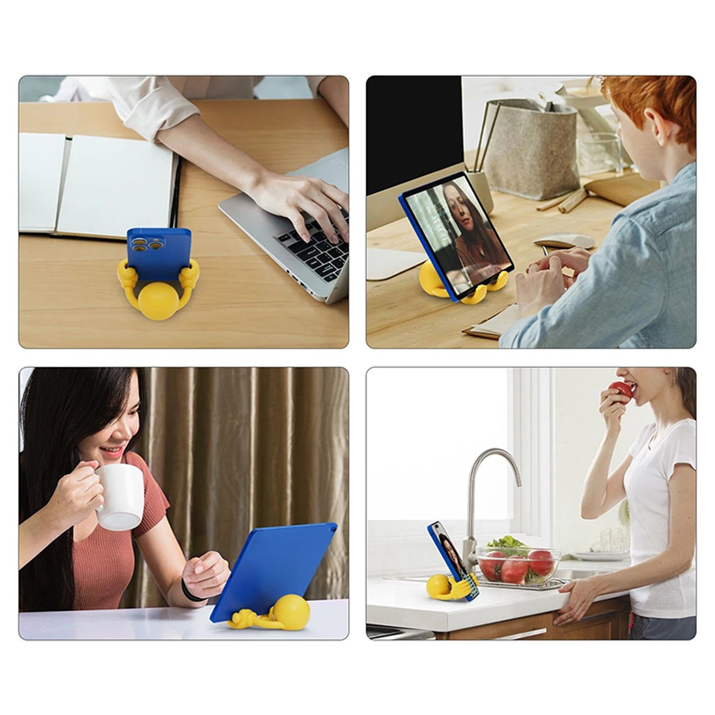Multi-angle Smiley Thumb Phone Holder