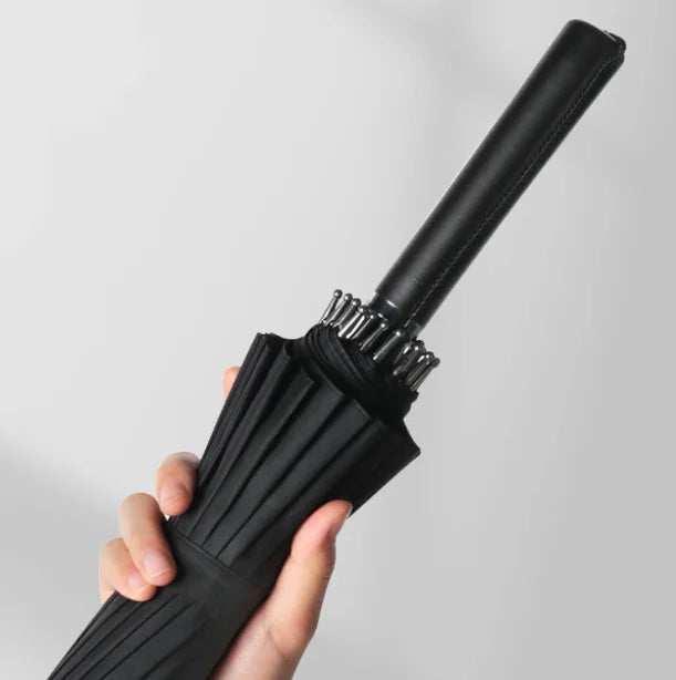 24 Rib Windproof Rainstorm Umbrella - Manual Open