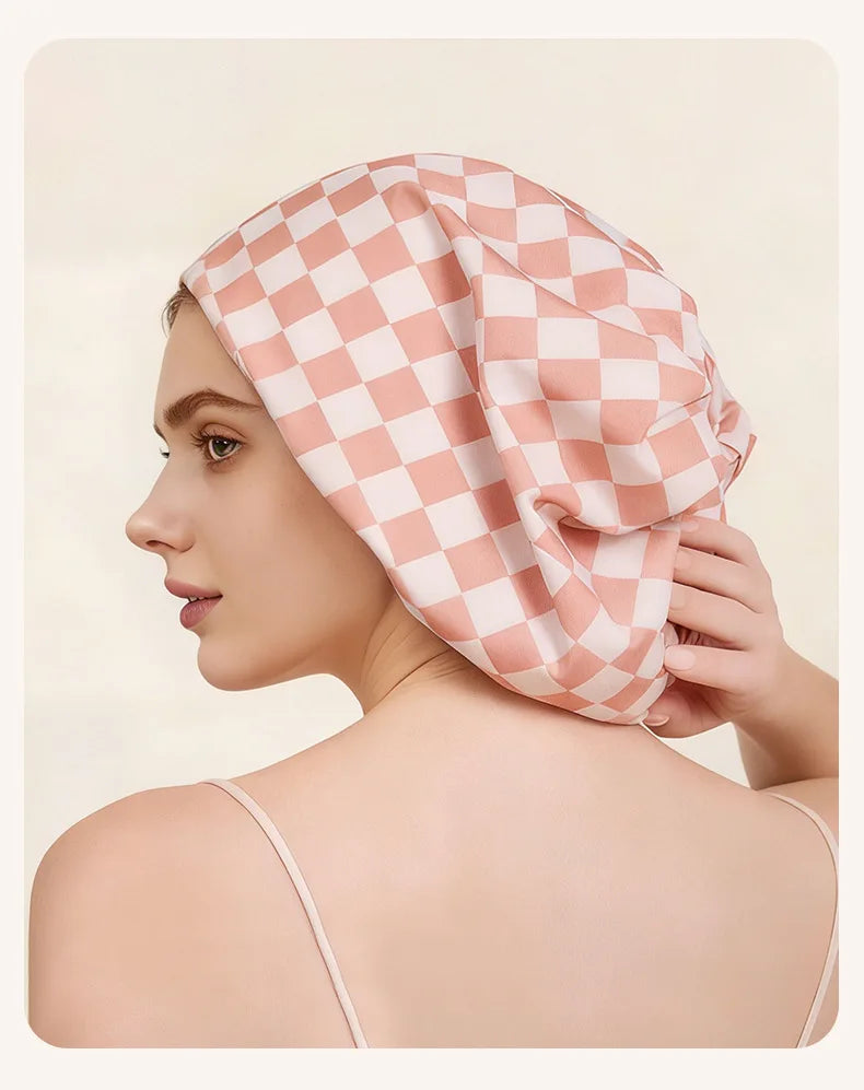 Premium Women's Hair Care Set: Shower Cap & Curling Iron