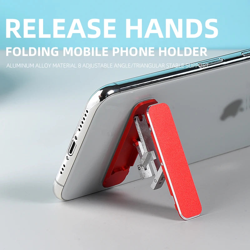 Luxury Aluminium Folding Mobile Holder for Desk & Bed