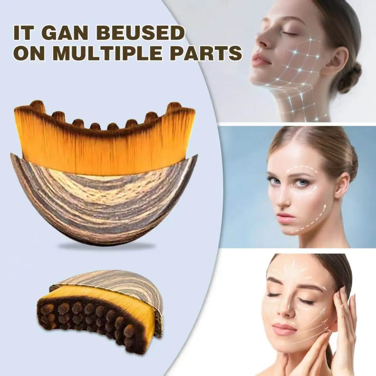 Lymphatic Face Brush for Jawline & Fatigue Relief