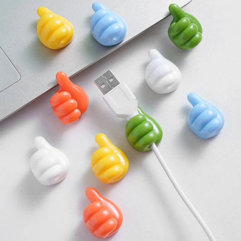 10 piss Thumbs-up Adhesive Wall Hook & Key Holder