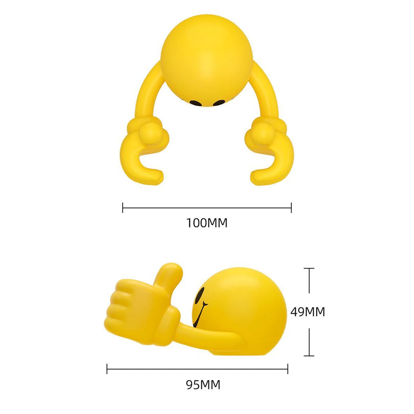 Multi-angle Smiley Thumb Phone Holder