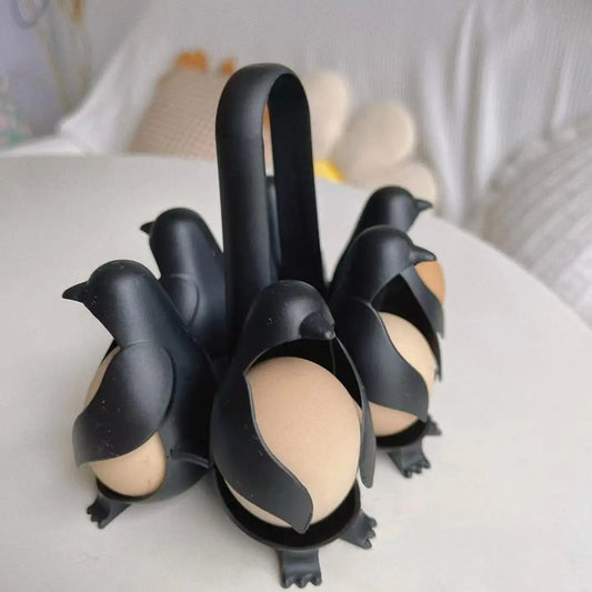 Penguin Egg Cooker & Steamer Rack - Compact & Efficient