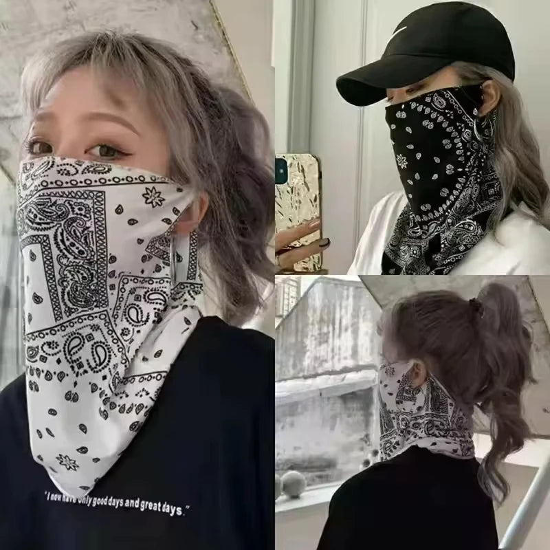 Neck Gaiter Scarf with Ear Loops