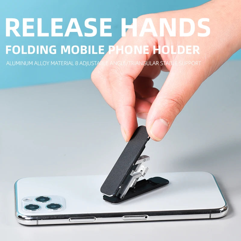 Luxury Aluminium Folding Mobile Holder for Desk & Bed