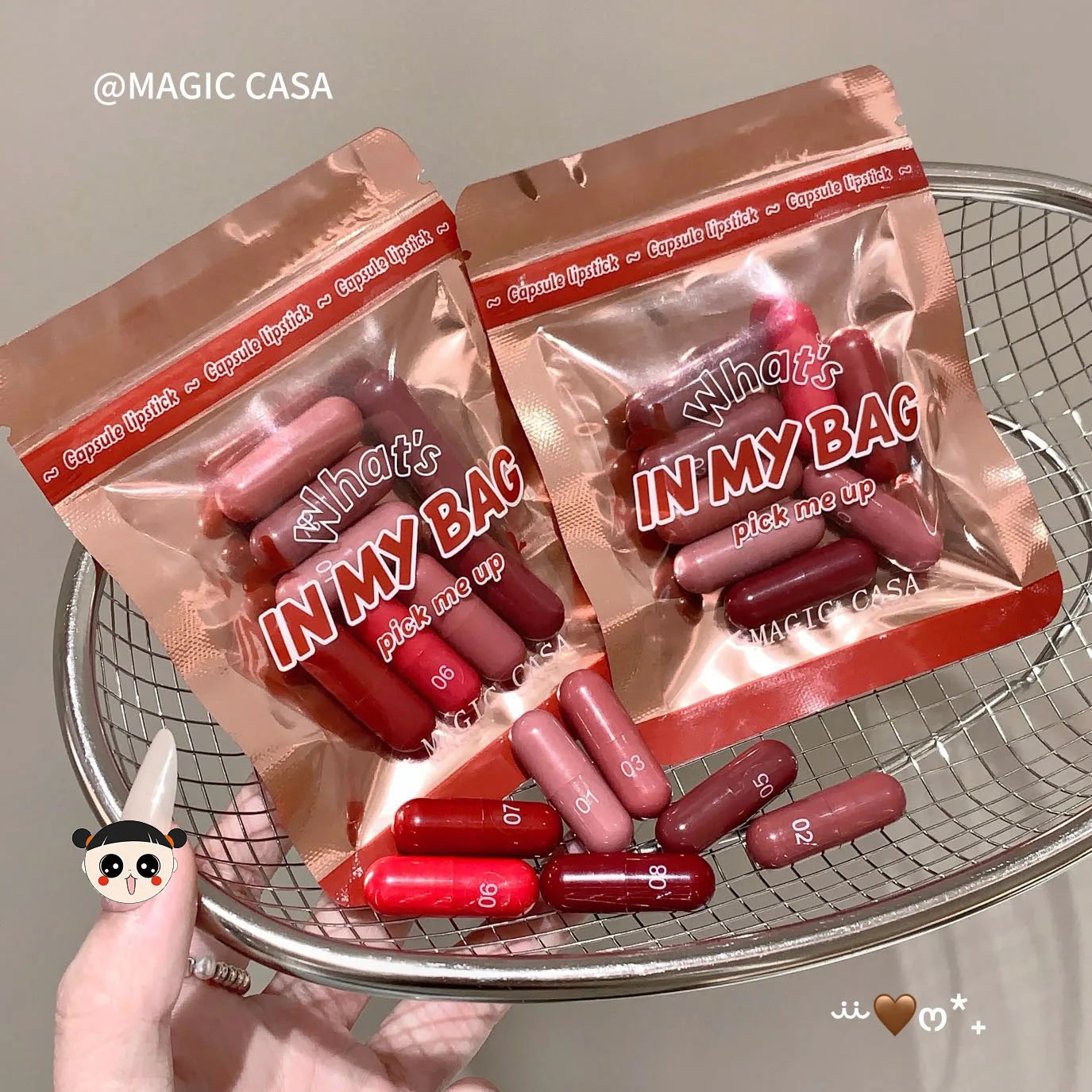8-Color Matte Lipstick Set: Long-Lasting & Non-Stick