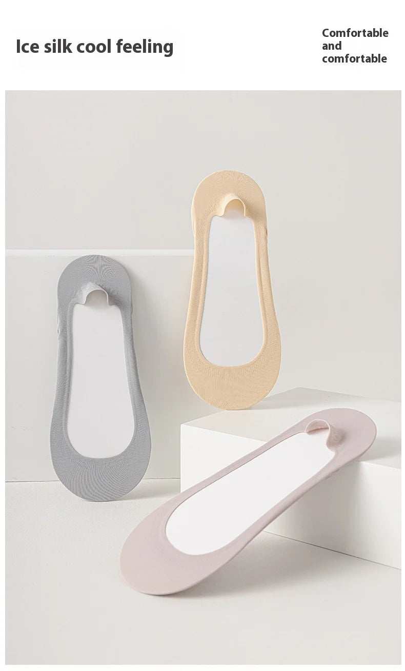 Women's No-Show High Heels Anti-Slip Socks