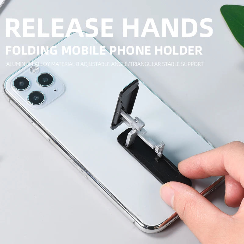 Luxury Aluminium Folding Mobile Holder for Desk & Bed