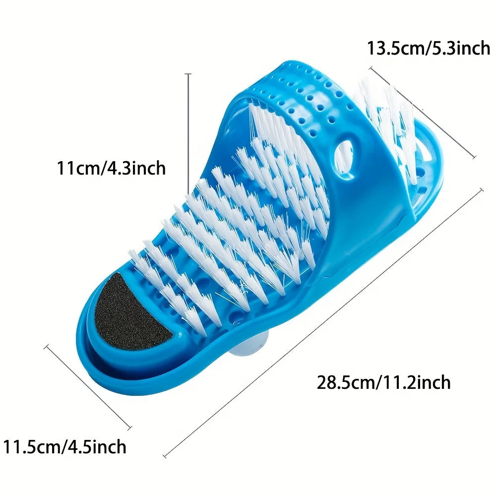 Exfoliating Foot Scrubber & Massager with Pumice Stone