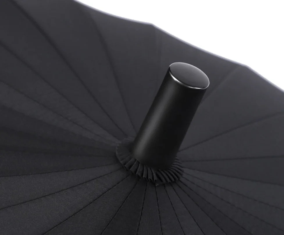 24 Rib Windproof Rainstorm Umbrella - Manual Open
