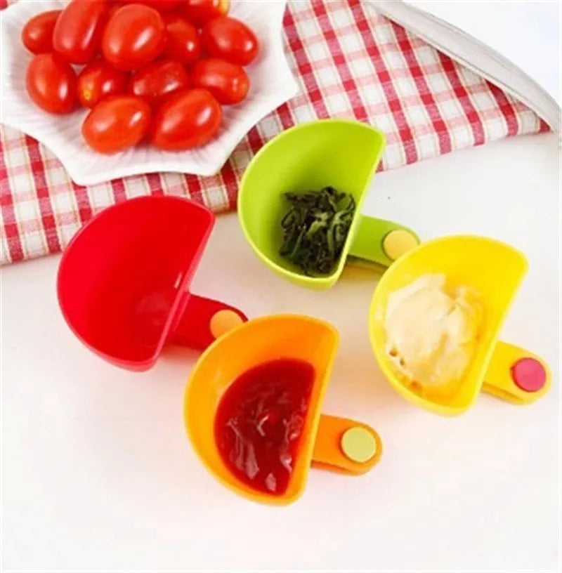 4 pcs Compact Spice Clip for Seasoning & Sauces