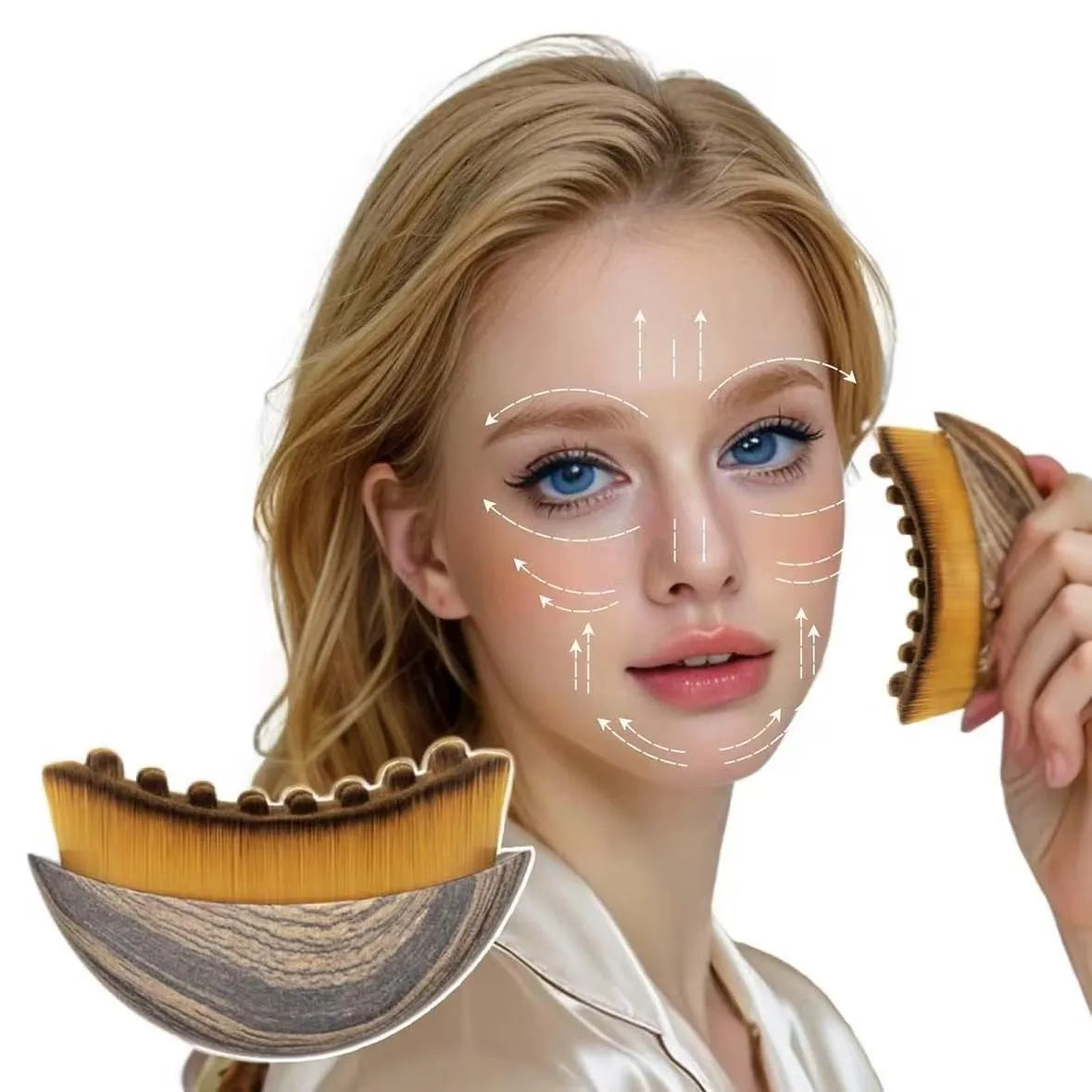 Lymphatic Face Brush for Jawline & Fatigue Relief