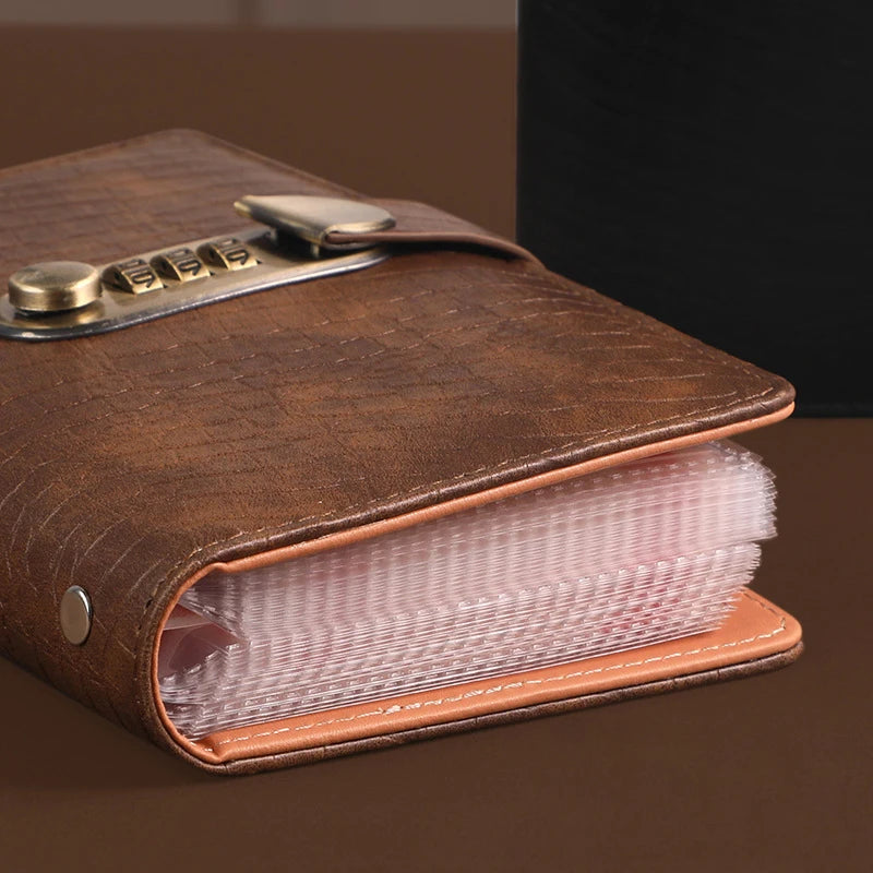 Money Saving Planner with Faux Leather Cover