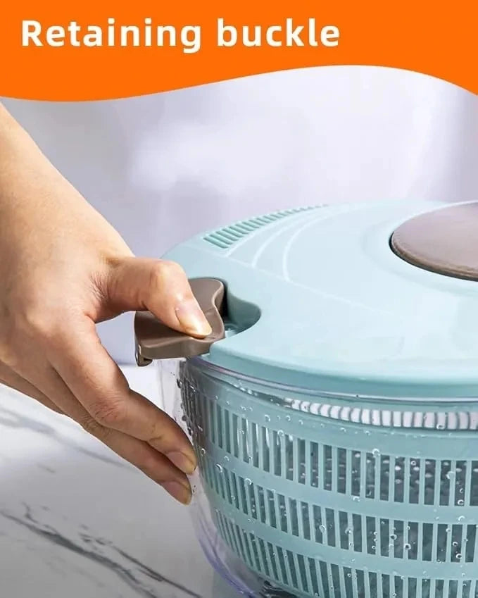 4.24 Quart Salad Spinner with Double Drainage