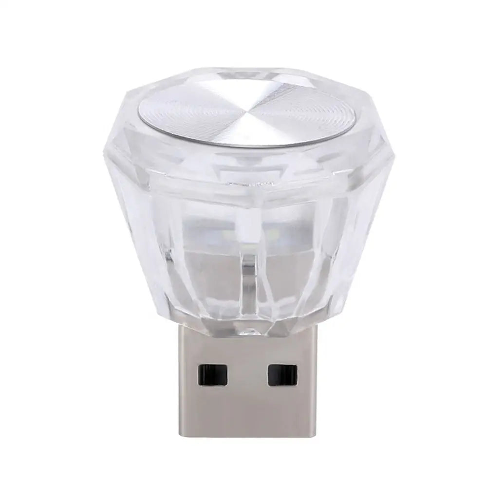 USB Car LED Disco Light - Plug & Play Accessory