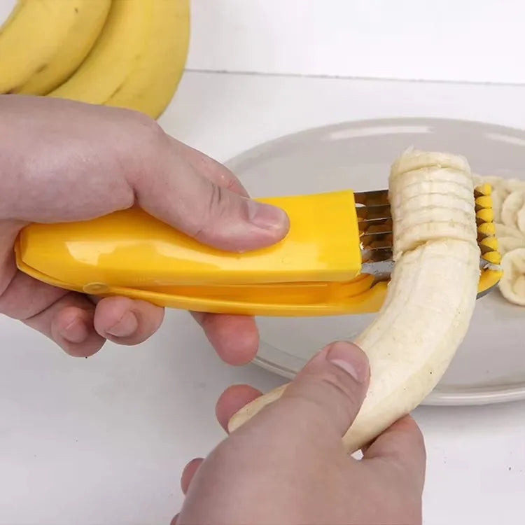 Stainless Steel Banana Slicer for Even Slices