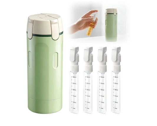 4-in-1 Portable Travel Dispenser Bottle