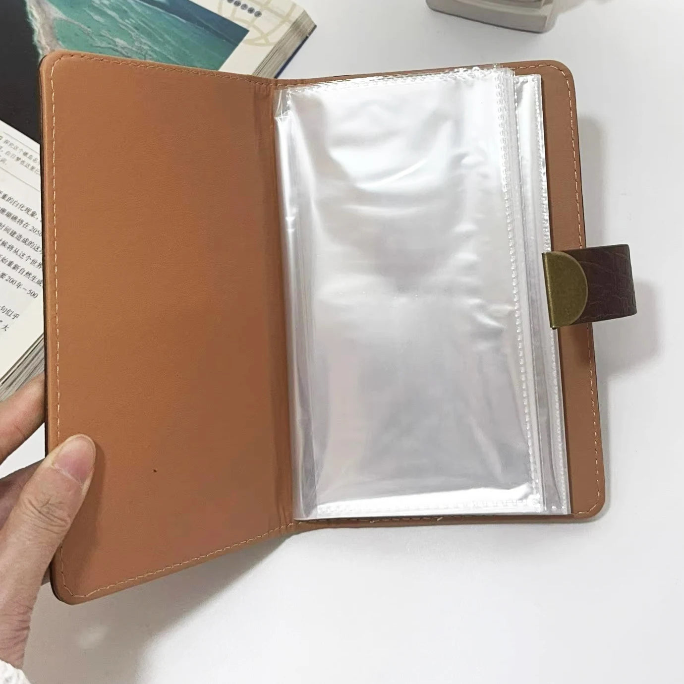 Money Saving Planner with Faux Leather Cover