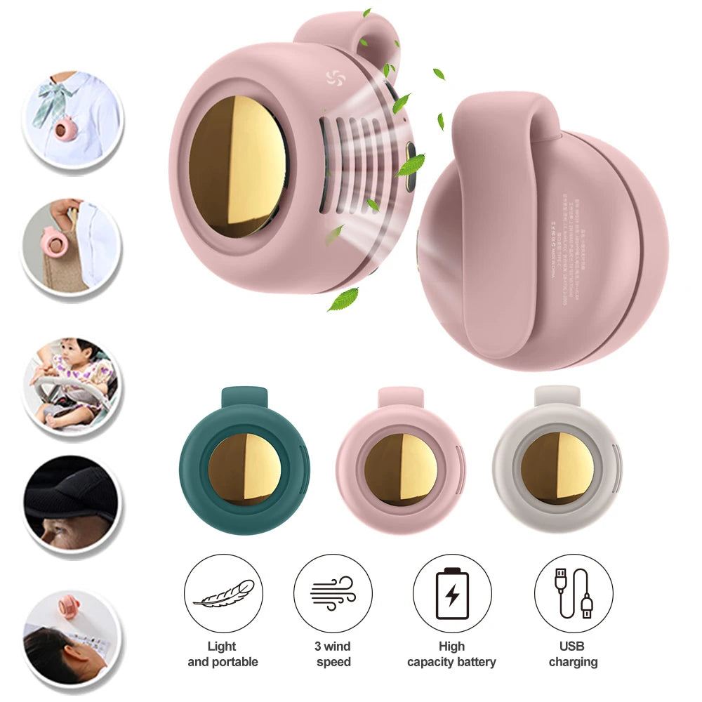 Portable Bladeless Rechargeable Fan for Outdoor & Indoor Use