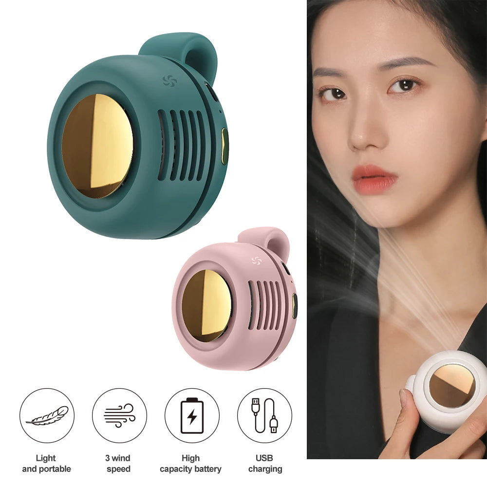 Portable Bladeless Rechargeable Fan for Outdoor & Indoor Use