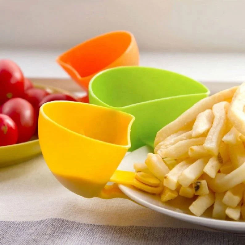 4 pcs Compact Spice Clip for Seasoning & Sauces