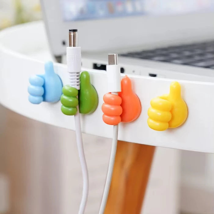 10 piss Thumbs-up Adhesive Wall Hook & Key Holder