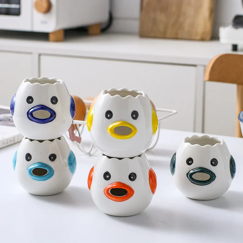 Luxury Ceramic Pig Egg Separator - Eco-Friendly Kitchen Tool