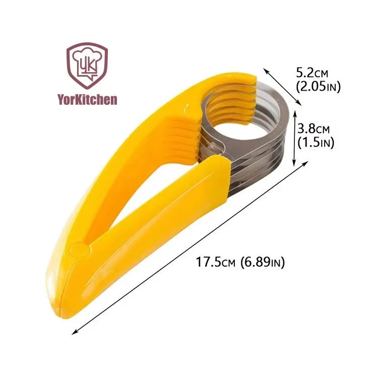 Stainless Steel Banana Slicer for Even Slices