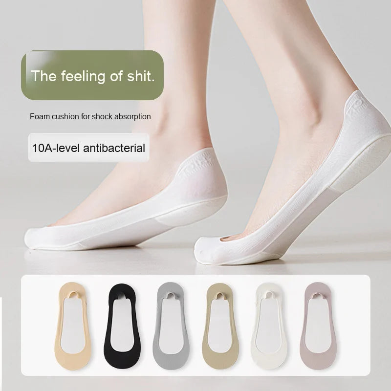 Women's No-Show High Heels Anti-Slip Socks