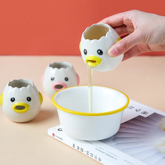 Luxury Ceramic Pig Egg Separator - Eco-Friendly Kitchen Tool