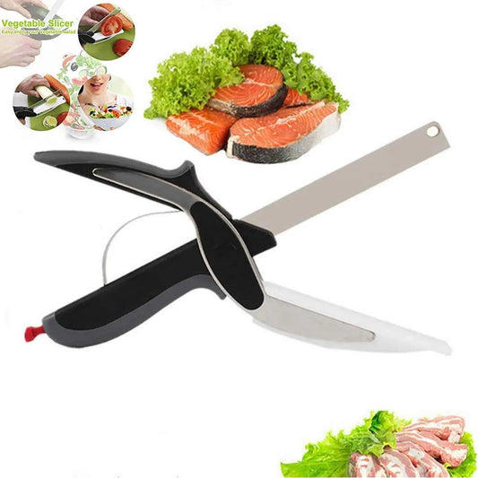 Luxury 2-in-1 Smart Cutter & Chopper Scissors