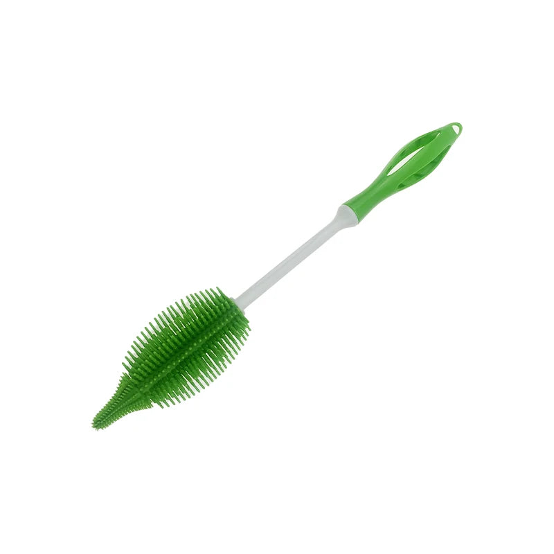 Silicone Brush for Narrow Bottles & Nipples - Long Handle