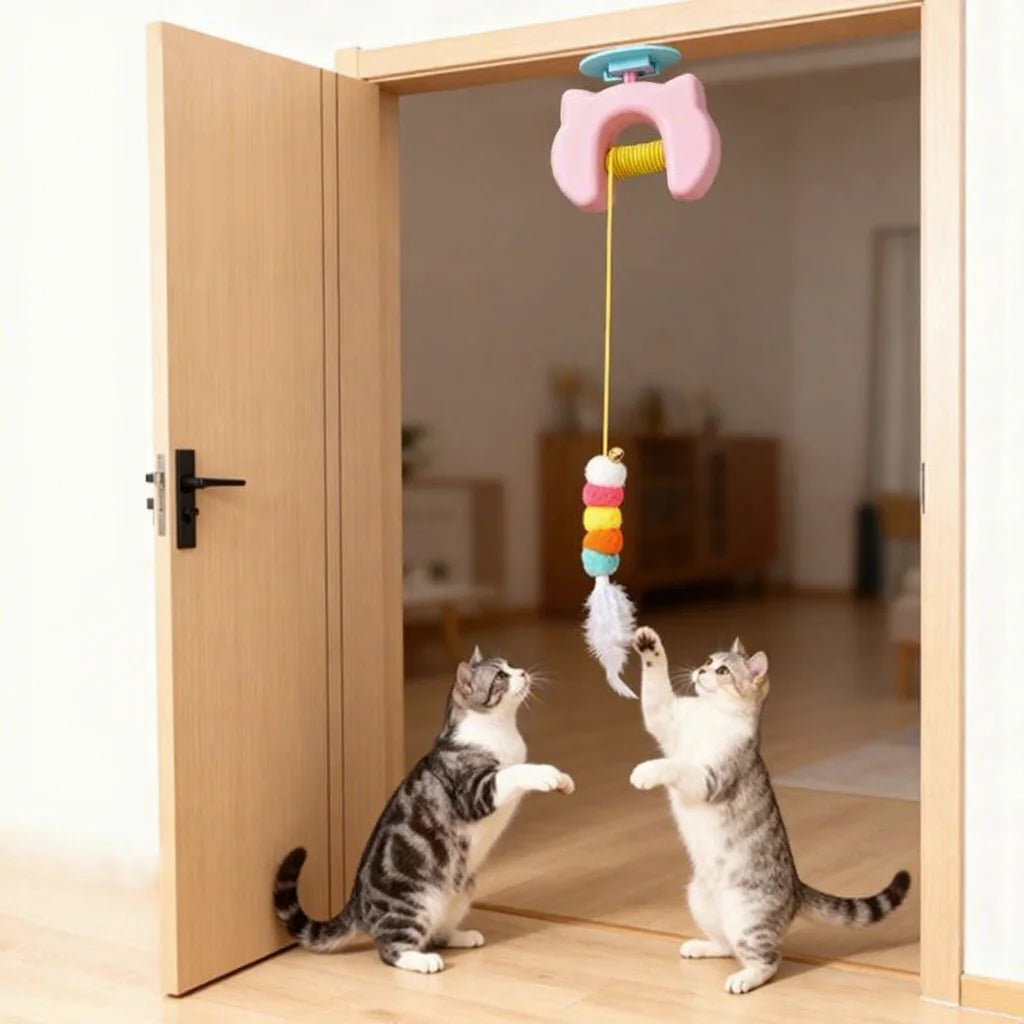 Electric Pet Toy Feather Yo Yo - Smart Fun