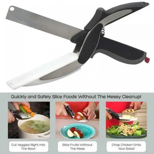 Luxury 2-in-1 Smart Cutter & Chopper Scissors