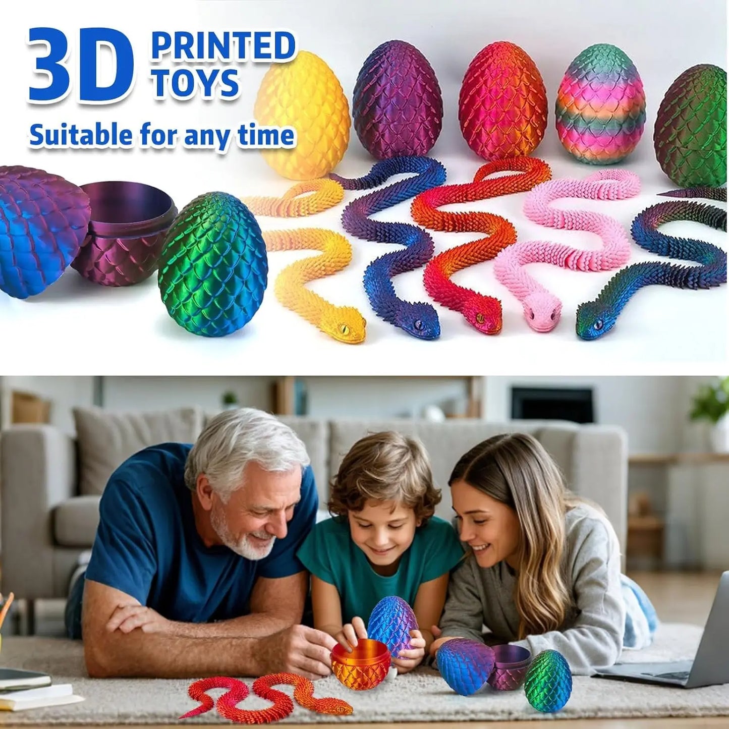Viper Egg Toy - Easter Gift for Kids