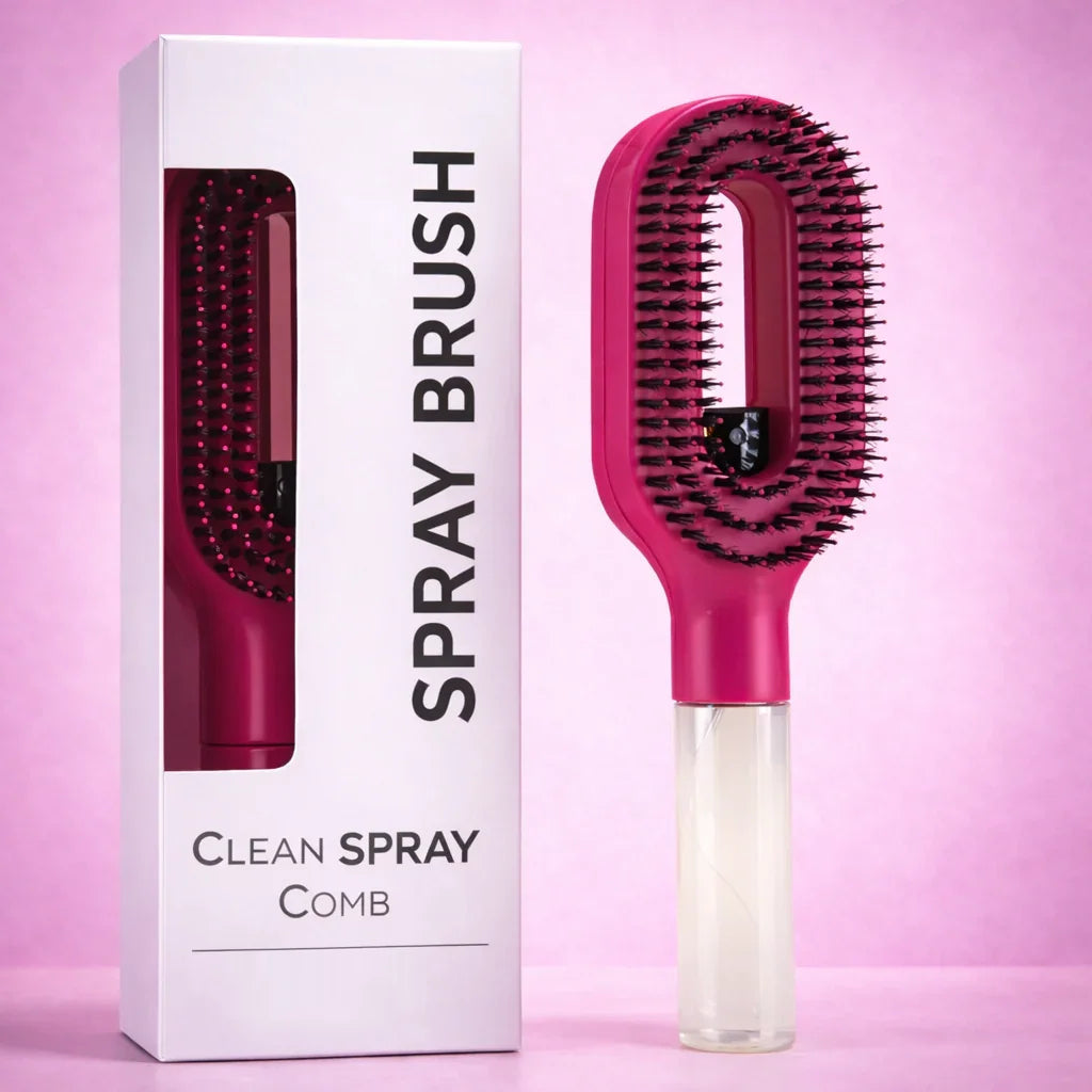 Refillable Liquid Hair Styling Spray Comb