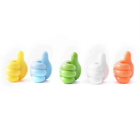 10 piss Thumbs-up Adhesive Wall Hook & Key Holder