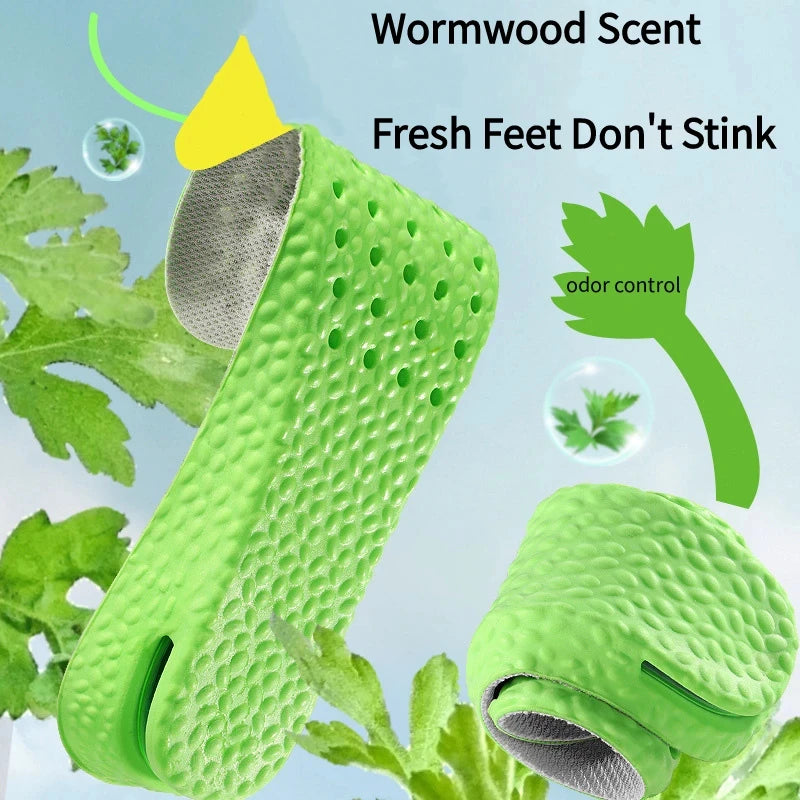 Adjustable Height Increase Insoles with Shock Absorption